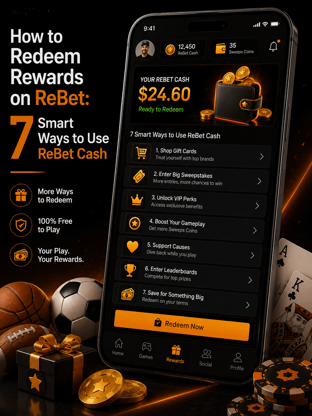 How to Redeem Rewards on ReBet: 7 Smart Ways to Use ReBet Cash