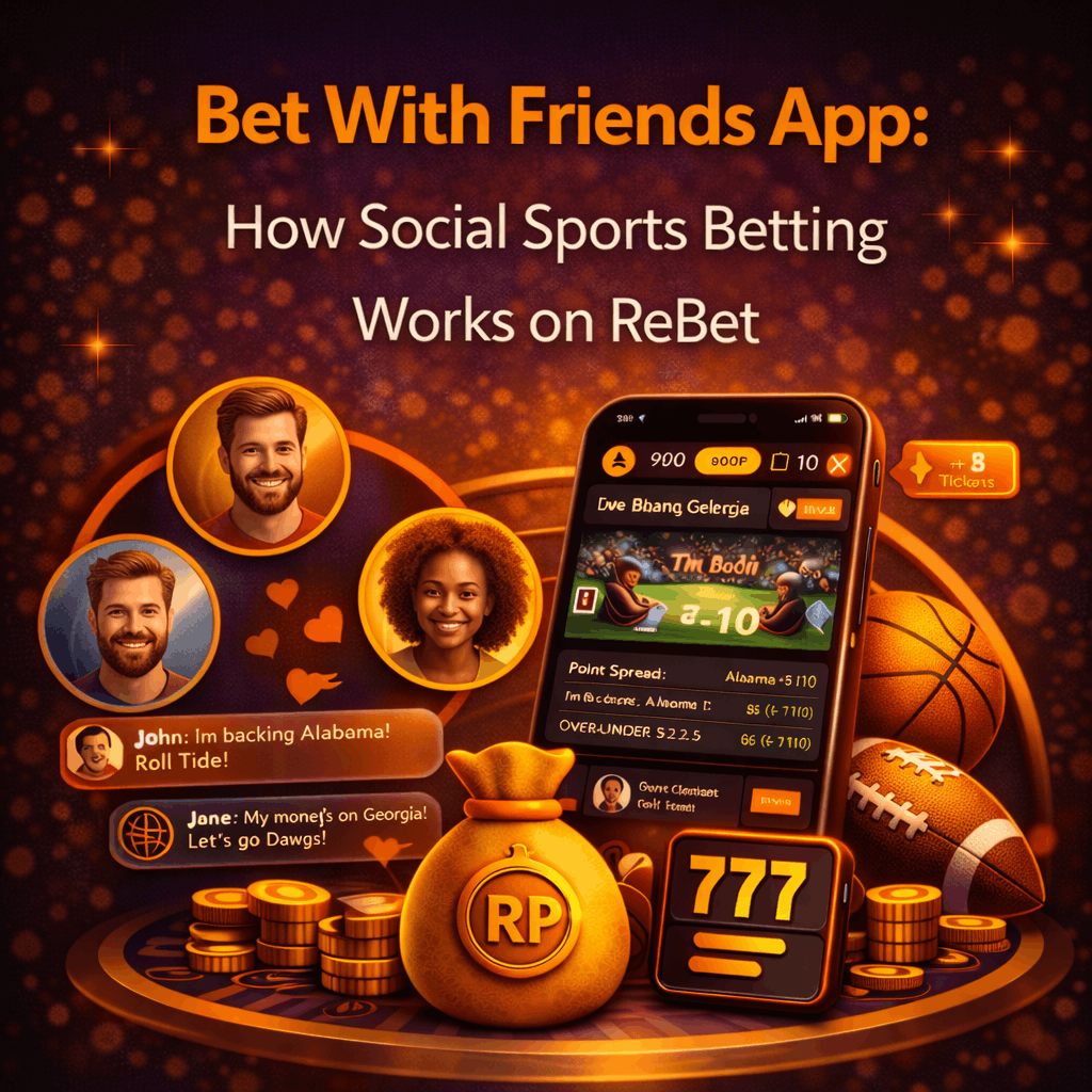 Bet With Friends App- How Social Sports Betting Works on ReBet