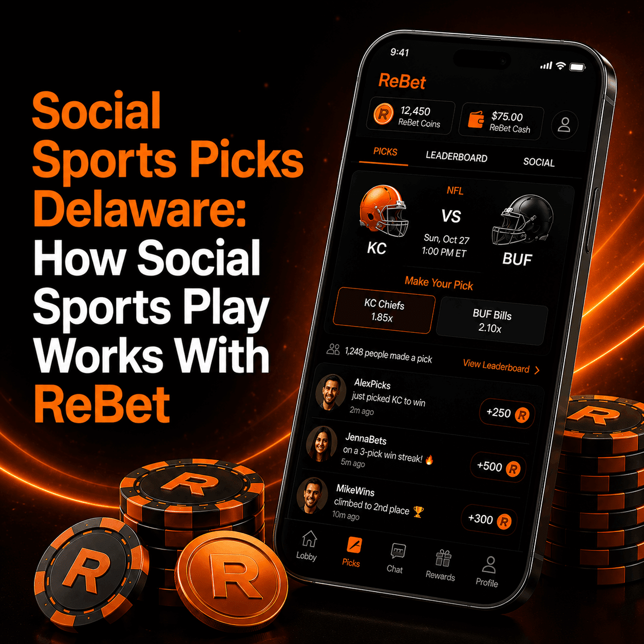 Social Sports Picks Delaware: How Social Sports Play Works With ReBet