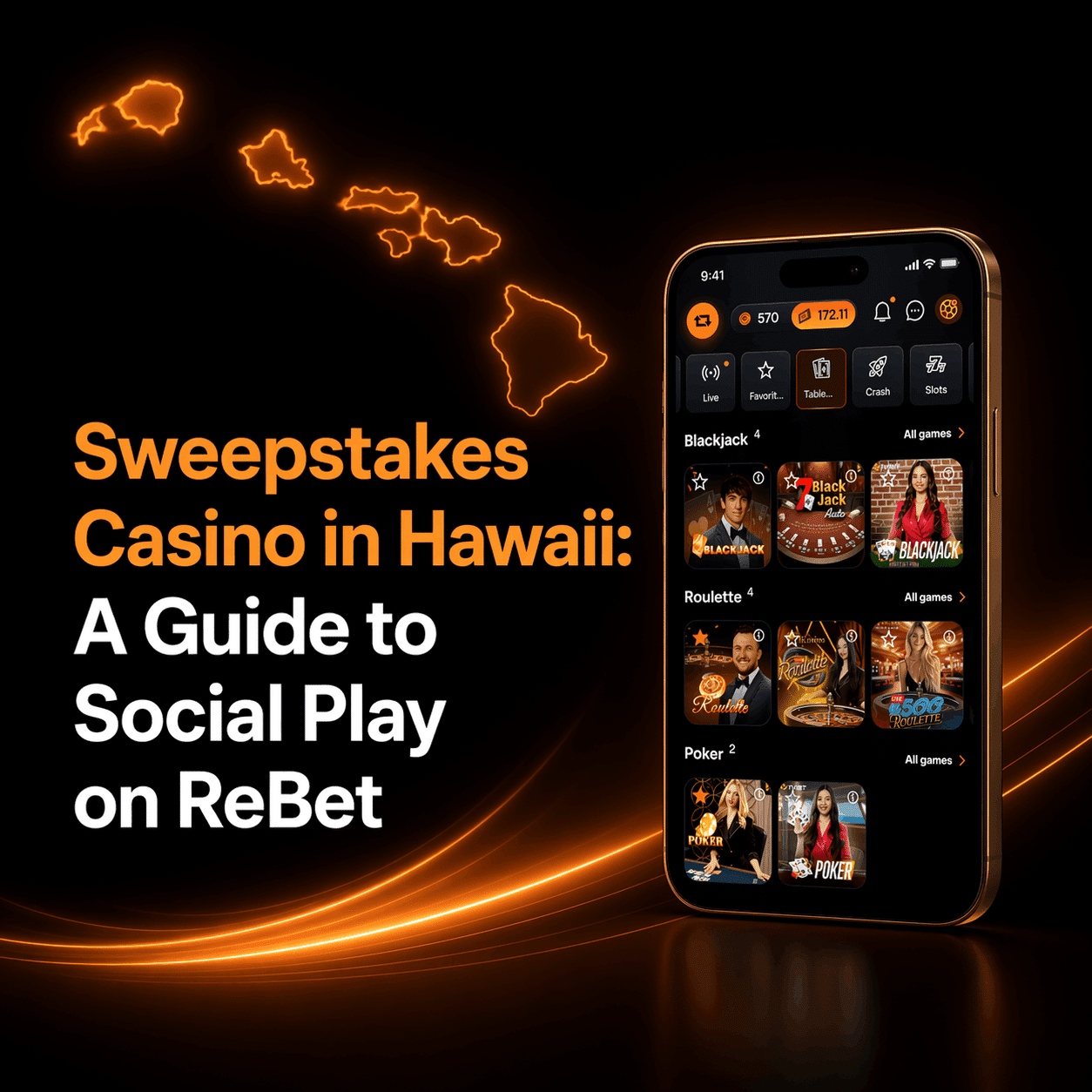 Sweepstakes Casino in Hawaii: A Guide to Social Play on ReBet